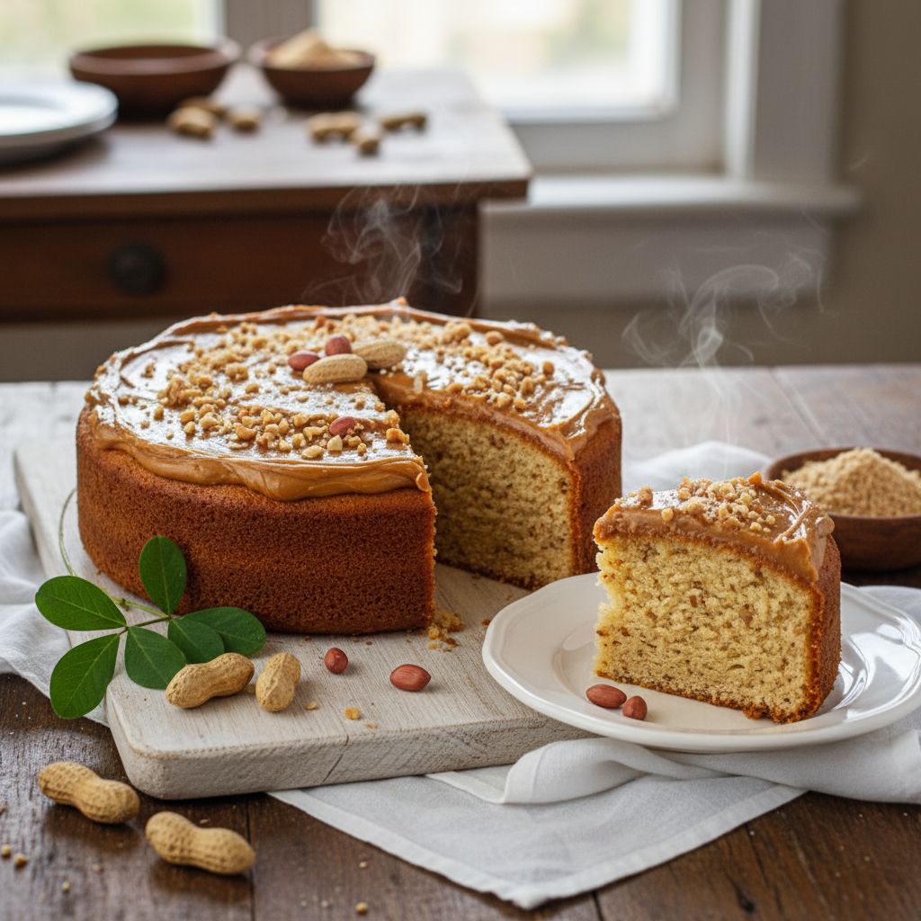 Delicious Peanut Cake Recipe (Bolo de Amendoim) – Easy & Flavorful