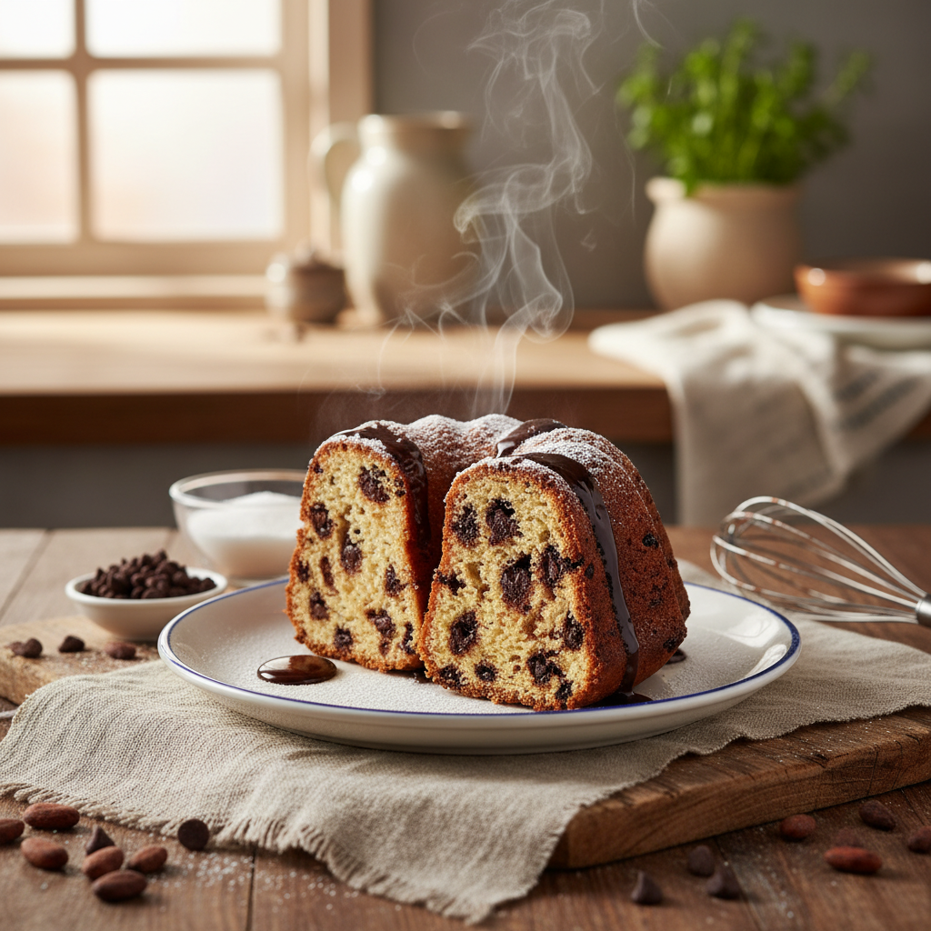 Easy Chocolate Chip ‘Ant Hill’ Cake (Bolo Formigueiro) Recipe