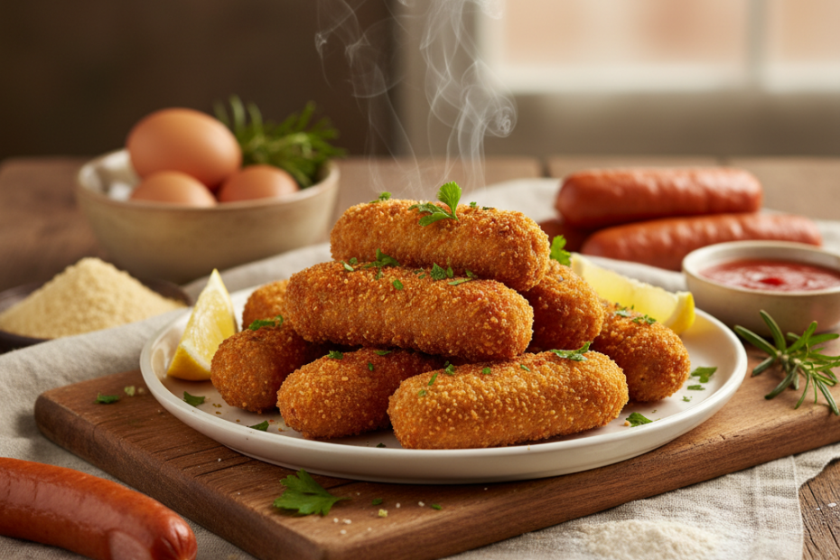 Crispy Breaded Sausages: Easy & Delicious Recipe