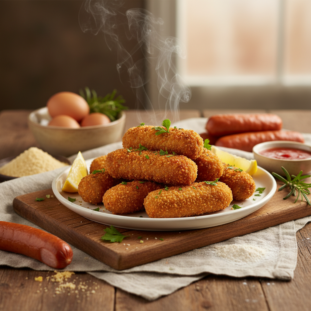 Crispy Breaded Sausages: Easy & Delicious Recipe