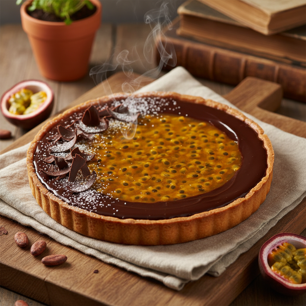 Chocolate Passion Fruit Tart: Easy Recipe & Delicious Flavor