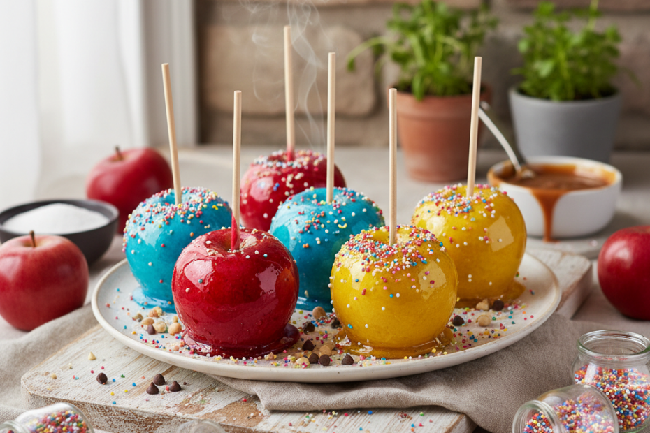 Colorful Candy Apples: A Vibrant & Easy Dessert Recipe