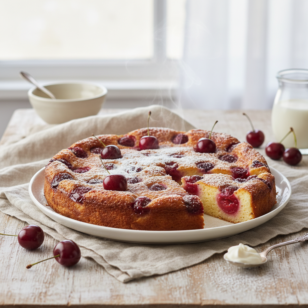 Easy Cherry Flan Recipe: A Delicious & Creamy Dessert