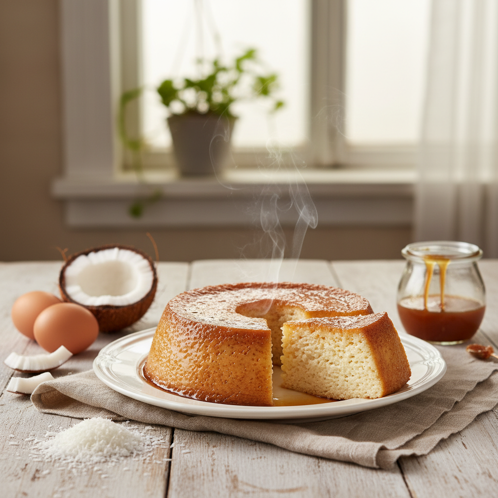 Easy Coconut Flan (Manjar de Coco) Recipe – Classic Brazilian Dessert