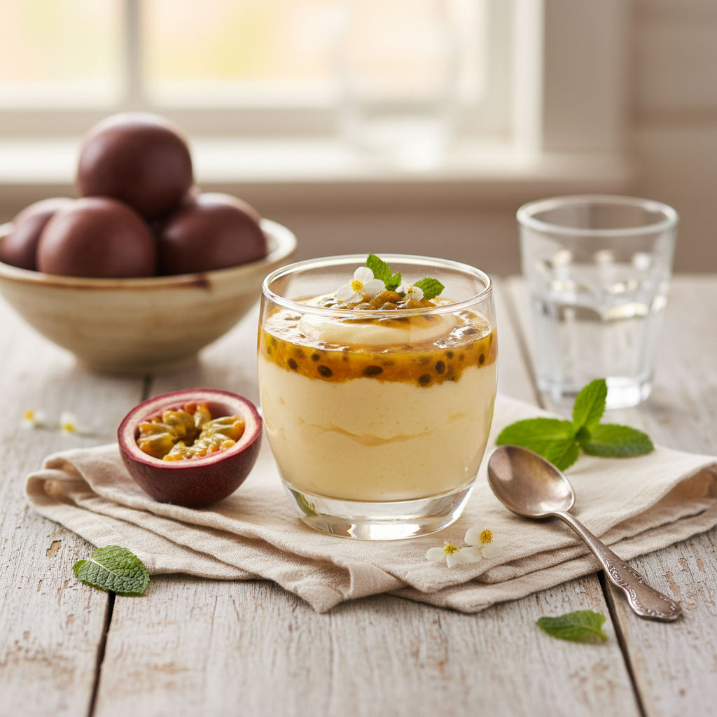Easy Passion Fruit Mousse Recipe | Refreshing Tropical Dessert