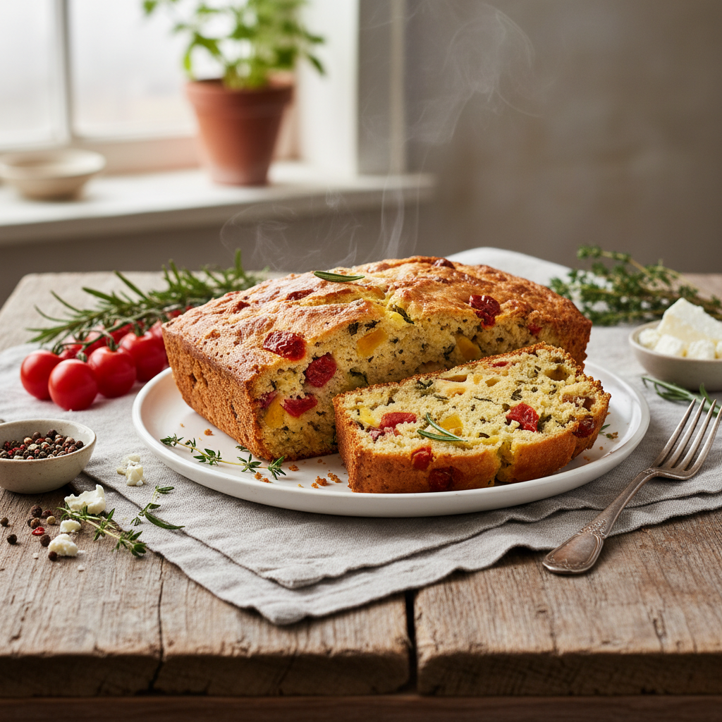 Easy Savory Cake Recipe: Quick & Delicious Snack or Light Meal