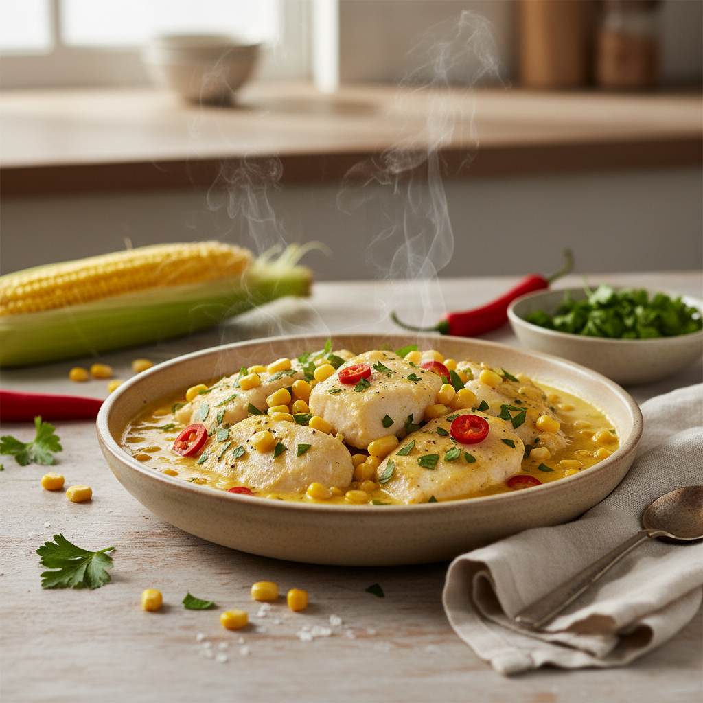 Creamy Corn Fish: Easy & Delicious Family Dinner Recipe