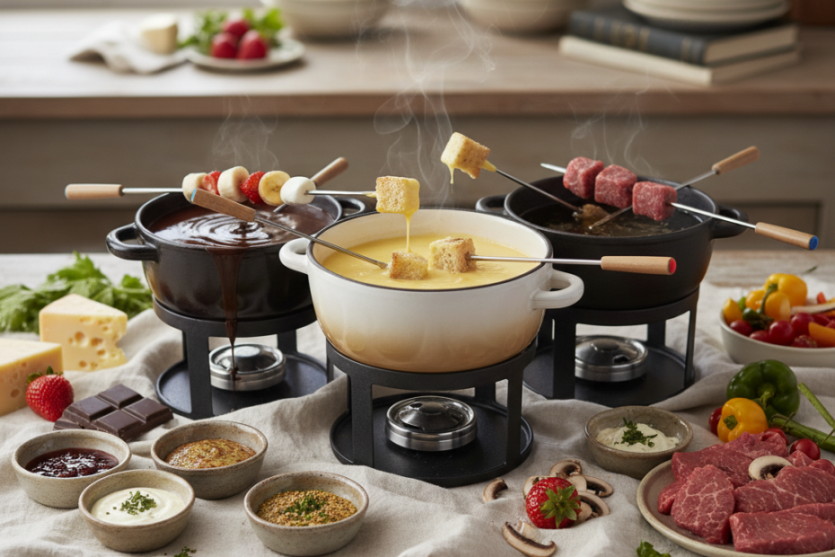 Fondue Recipes: Cheese, Chocolate & Meat – Easy Guide