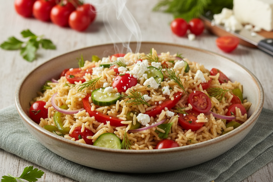 Greek Rice Recipe: Easy & Colorful Side Dish