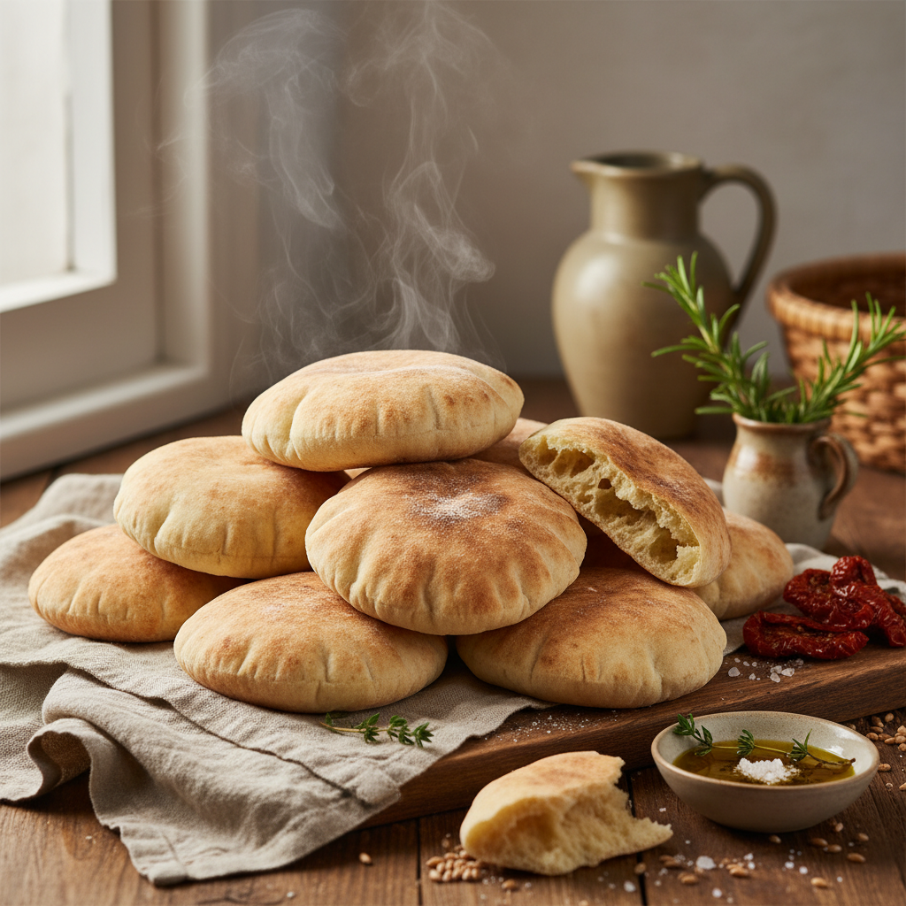 Homemade Pita Bread Recipe: Easy, Delicious, and Fluffy