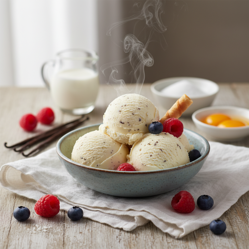 Homemade Rich Ice Cream Recipe: Easy & Creamy Dessert