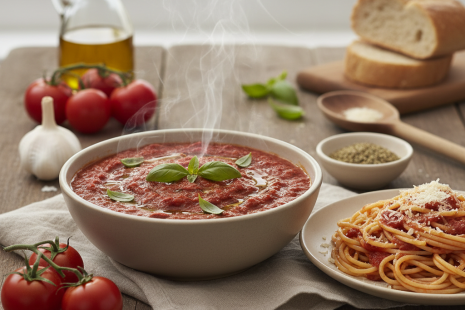 Mama’s Homemade Tomato Sauce: Authentic Italian Recipe