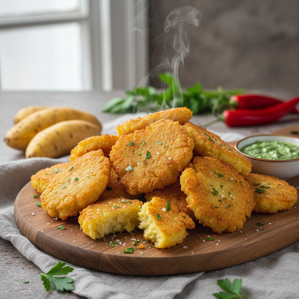 Easy Mandioquinha Fritters Recipe: Crispy Outside, Soft Inside