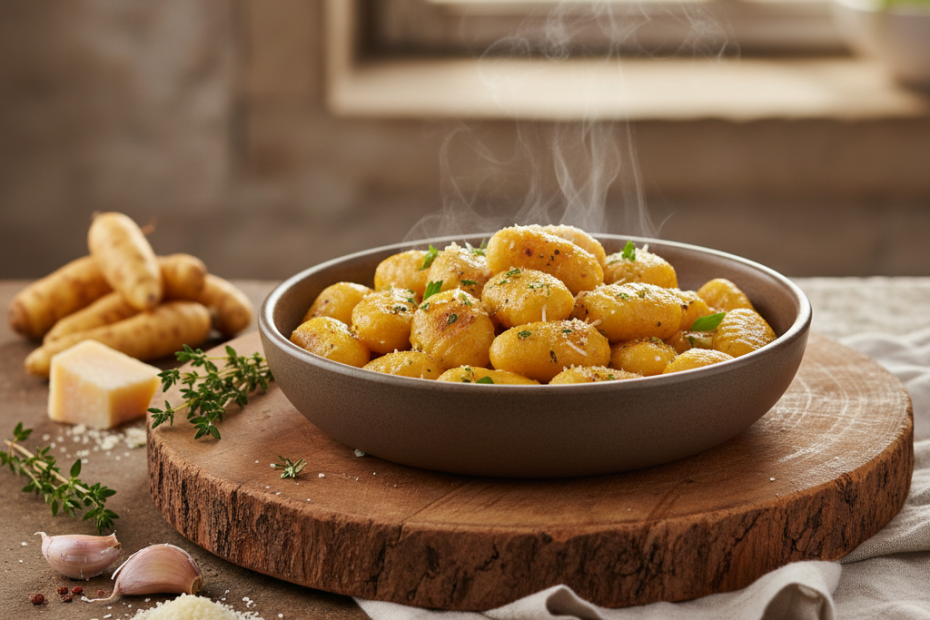 Delicious Mandioquinha Gnocchi (Batata Salsa) Recipe