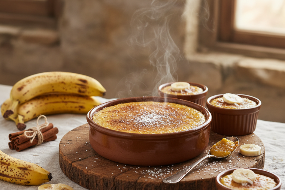 Authentic Brazilian Banana Pudding: Easy Nordestino Recipe