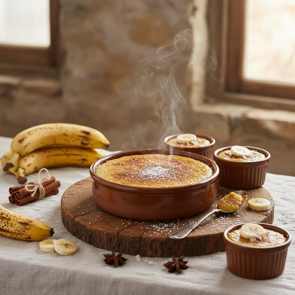 Authentic Brazilian Banana Pudding: Easy Nordestino Recipe