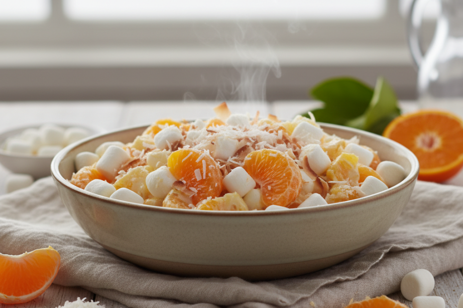 Orange Ambrosia Recipe: Easy & Delicious Citrus Dessert