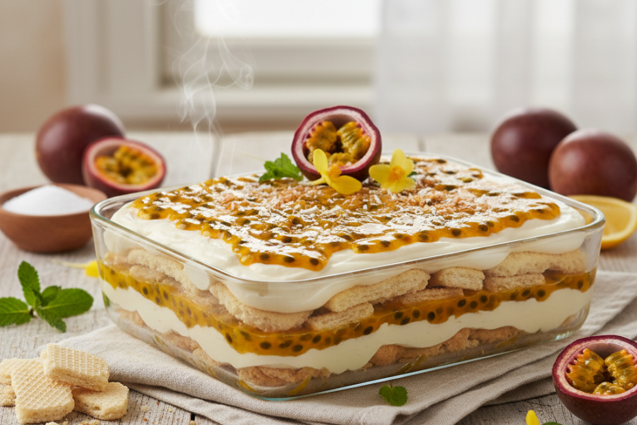 Easy Passion Fruit Pavê Recipe: A Tropical Delight