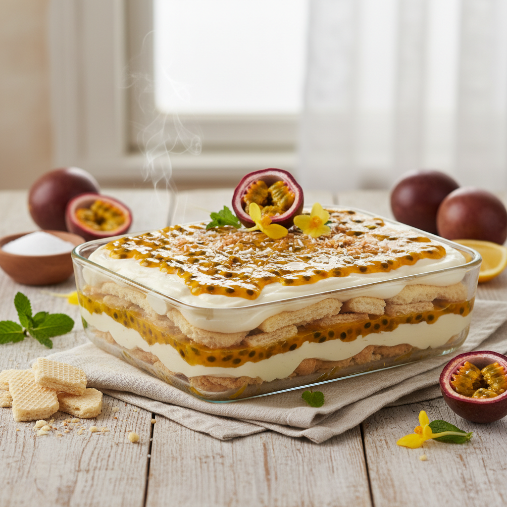 Easy Passion Fruit Pavê Recipe: A Tropical Delight