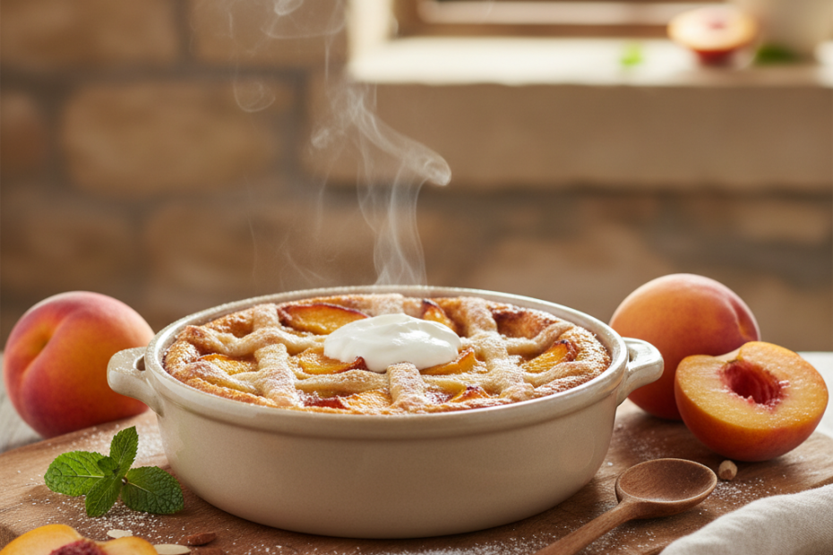 Irresistible Peach Pudding Recipe: Easy & Delicious Dessert