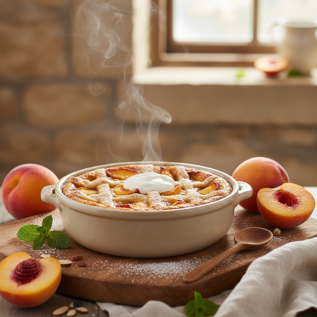 Irresistible Peach Pudding Recipe: Easy & Delicious Dessert