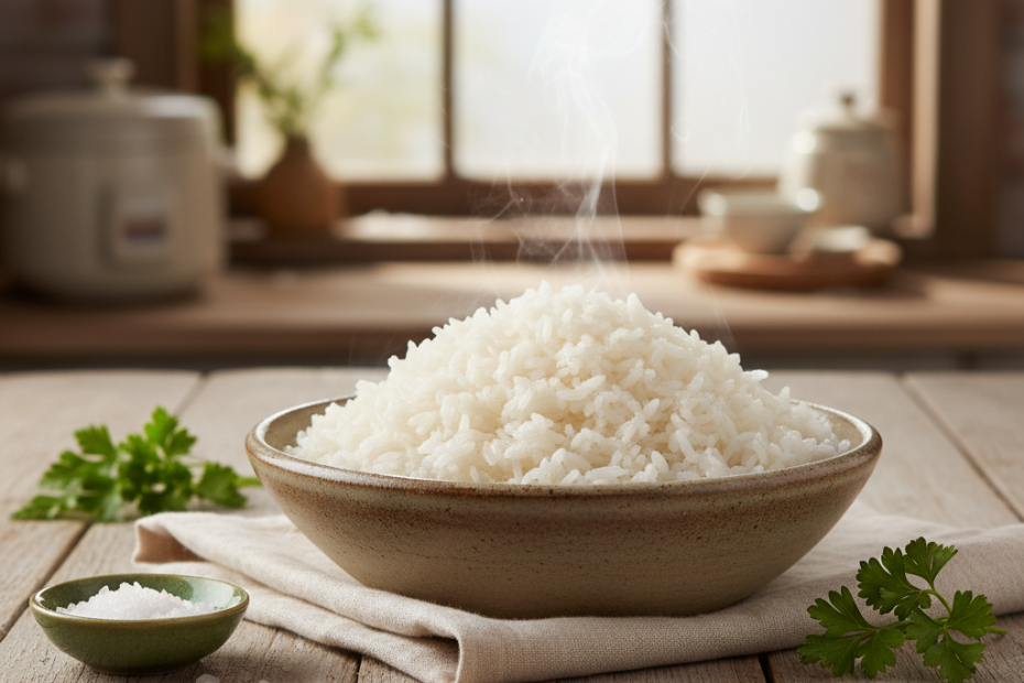 Perfect Fluffy White Rice Recipe | Simple & Delicious