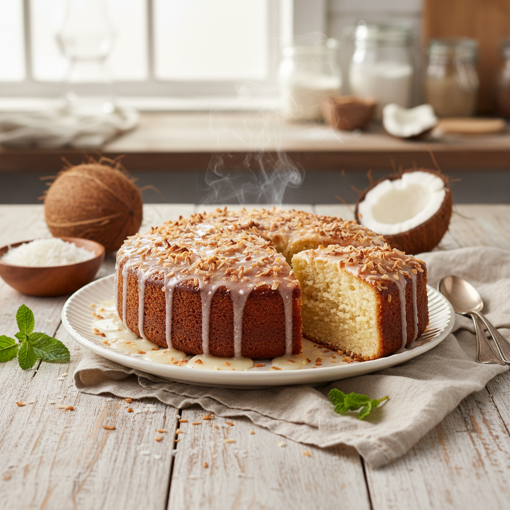 Quick Coconut Cake Recipe: Easy & Delicious