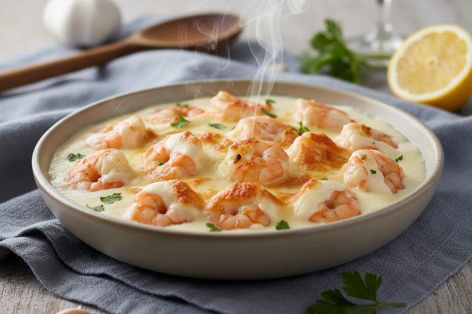 Creamy Shrimp with Melted Catupiry: Easy & Delicious Recipe