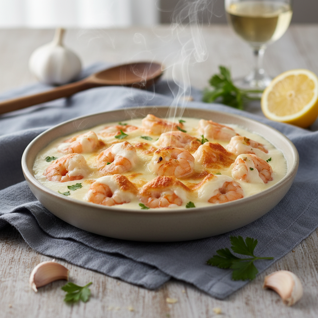 Creamy Shrimp with Melted Catupiry: Easy & Delicious Recipe
