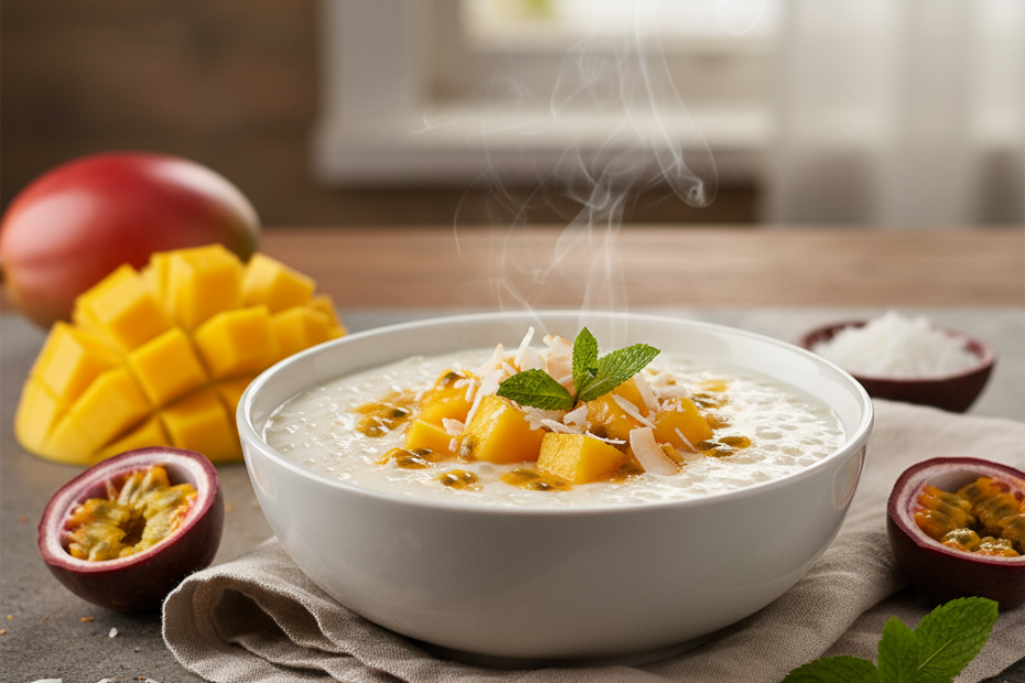Creamy Tapioca Pudding: Easy Tropical Dessert Recipe